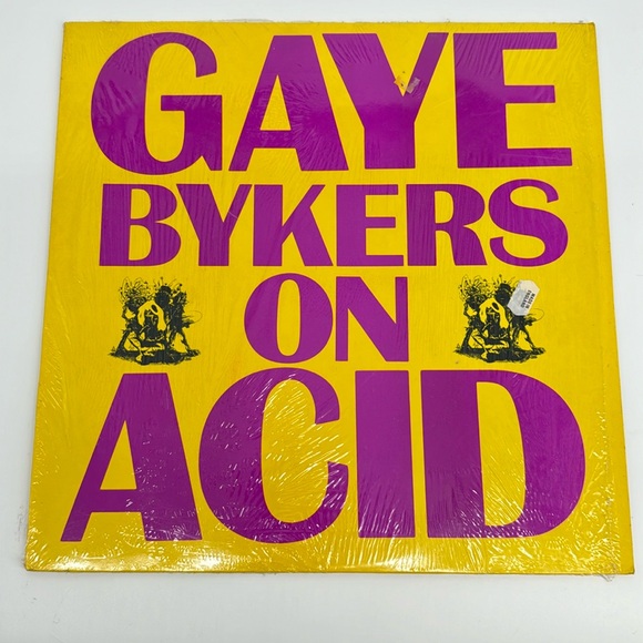 Gaye Bikers On Acid. Vintage Vinyl Record Album. 1st UK Press. 12” Single. 1986 - Picture 1 of 6